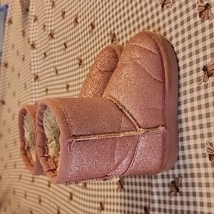 Lily & Dan Pink Sparkle Boots